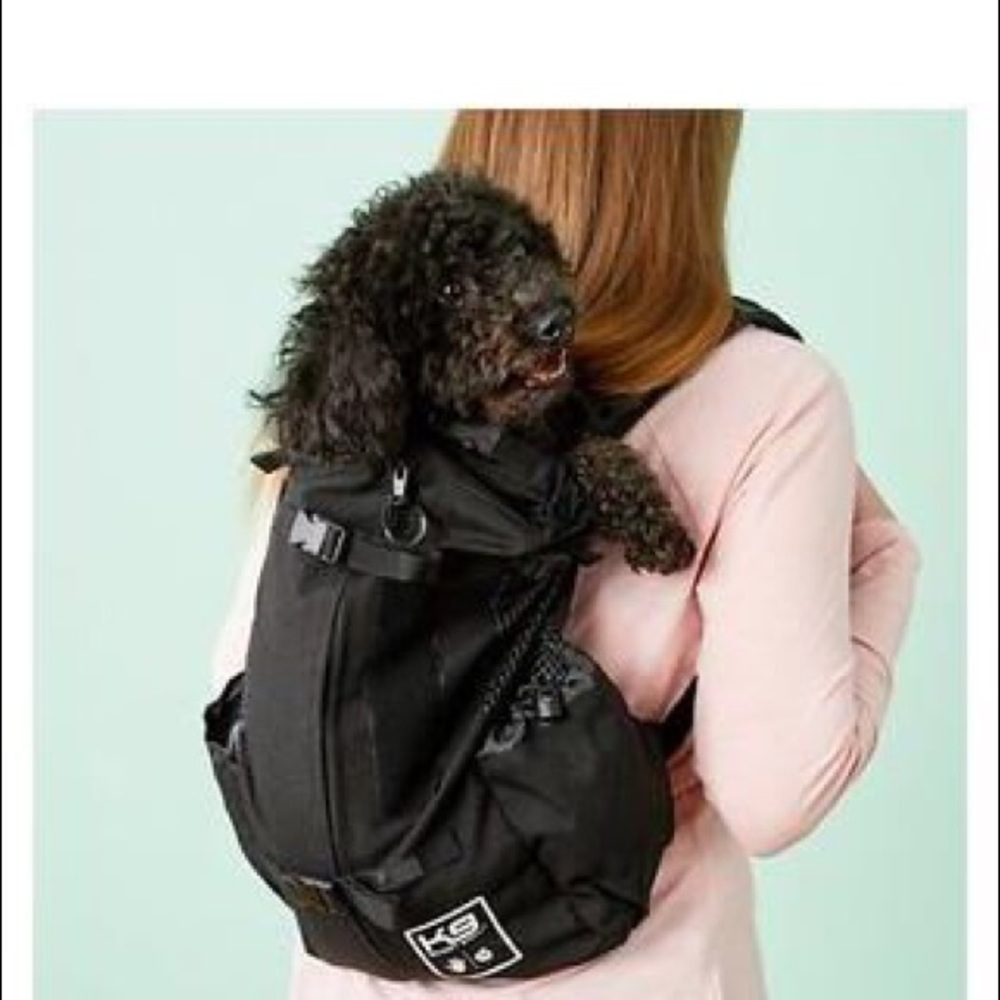 Black Pet Carrier Backpack - Comfortable Hands-Free Dog Backpack